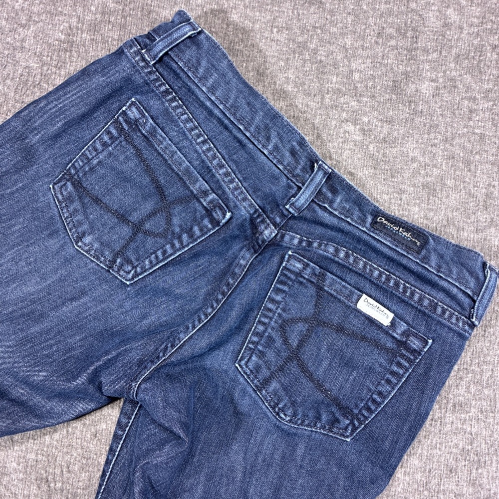 Vintage David Kahn Jeans Women 27x30 Blue Straight Leg Made‎ in USA Western